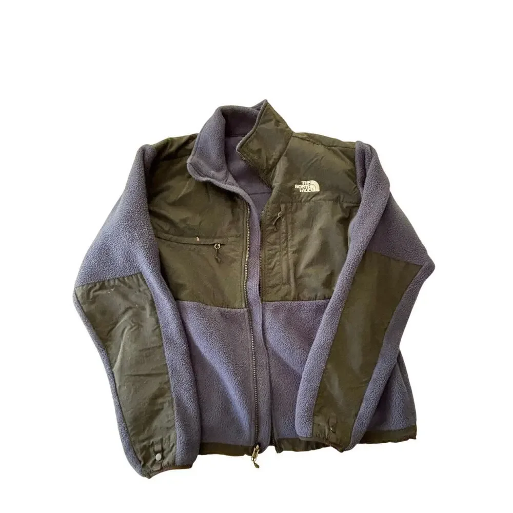 Northface Men’s Denali Zip Up  Jacket in Navy/Black size Medium